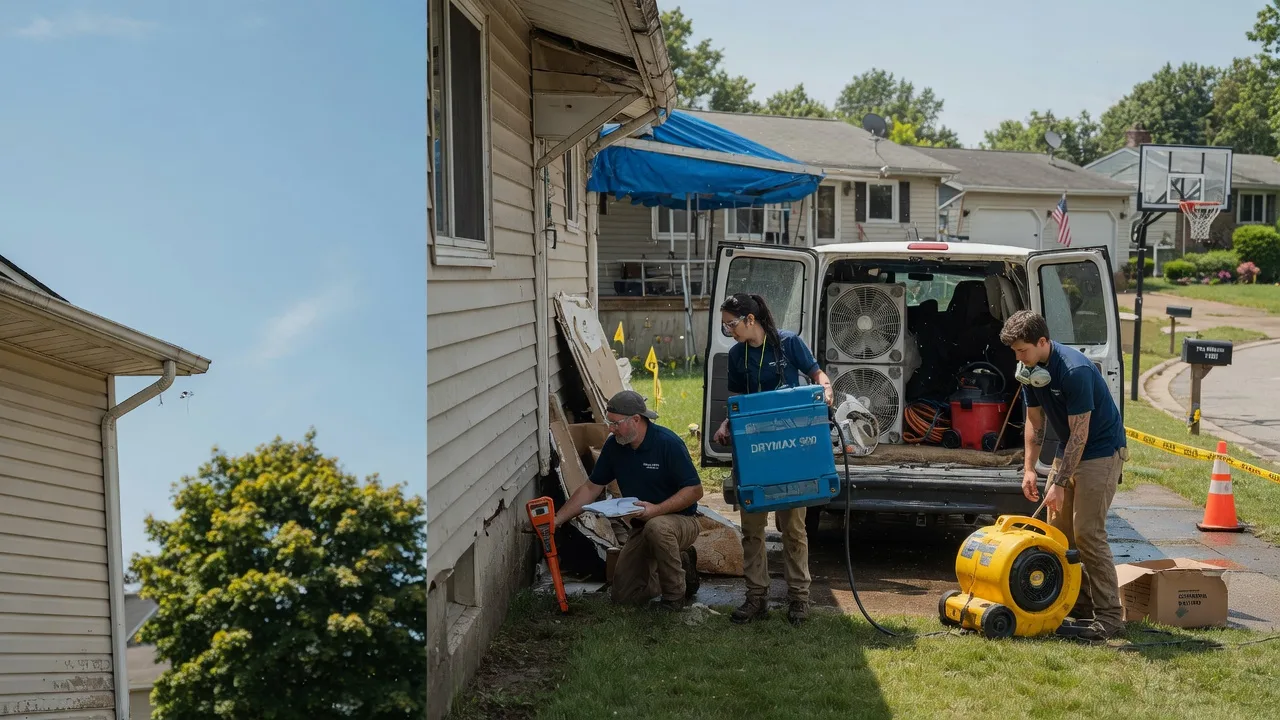Ceiling Leak Cleanup in Rochelle Park, NJ near me